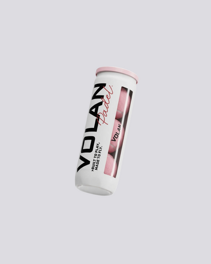 Volan Padel Balls – Powder Pink (3-Pack)