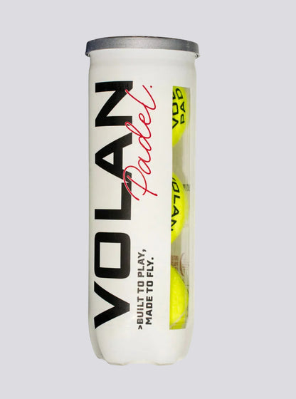 Bola Padel Volan – Kuning Klasik (3-Pak)
