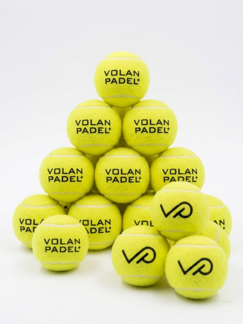Bola Padel Volan – Kuning Klasik (3-Pak)